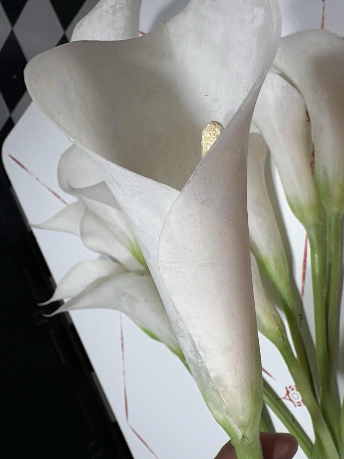 White Calla Lily Artificial Flowers 15 PCS 25″ Real Touch Long Stem|Gorgeous!