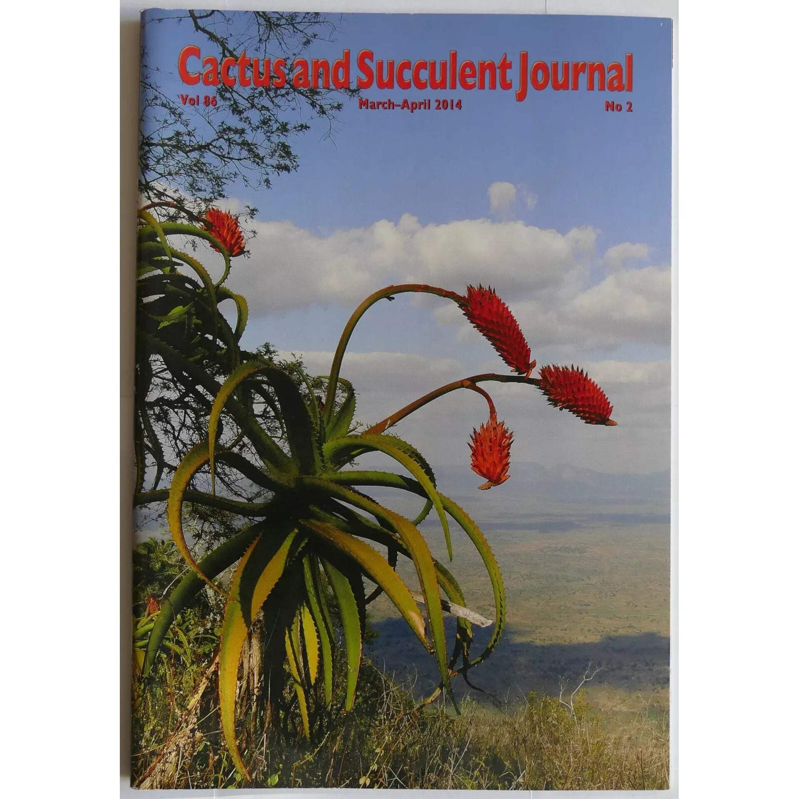 Cactus and Succulent Journal No.2 Vol 86 March-April 2014 –
