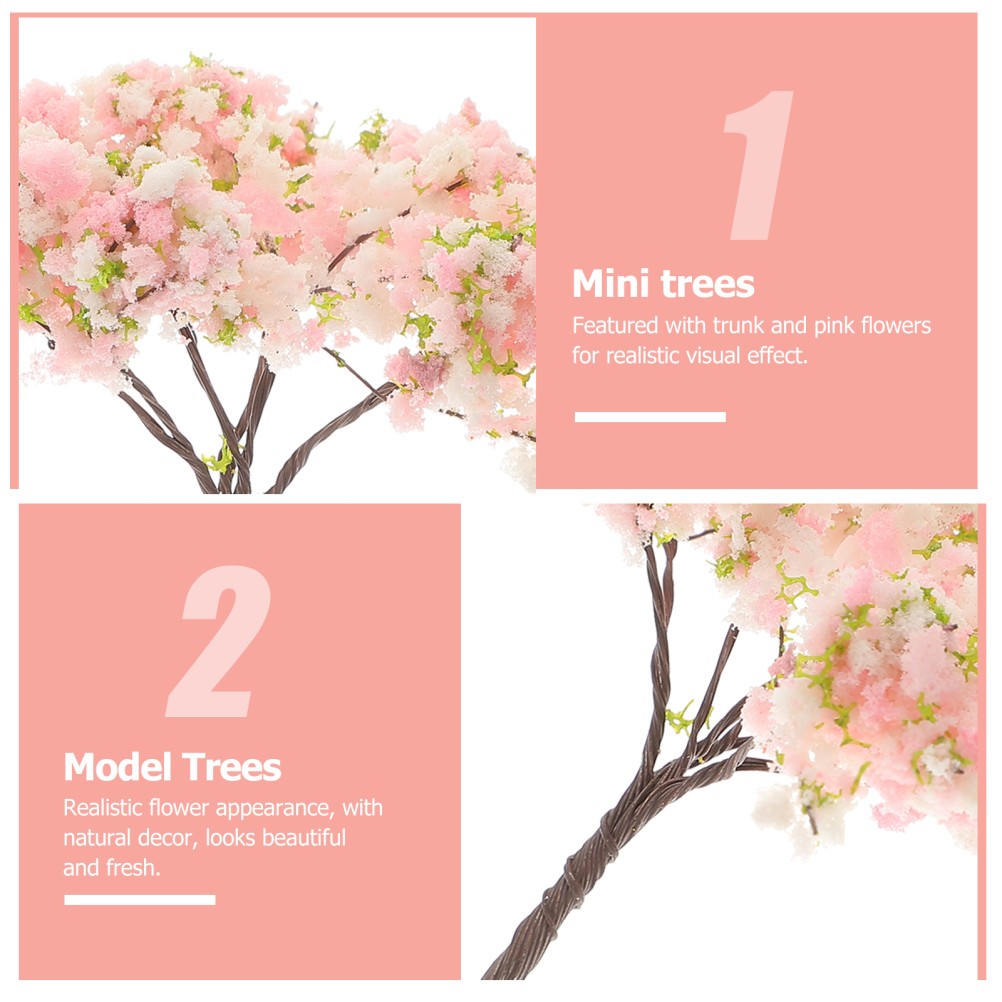 10pcs Artificial Flowers Fake Cherry Blossom Decorations Wedding Flower