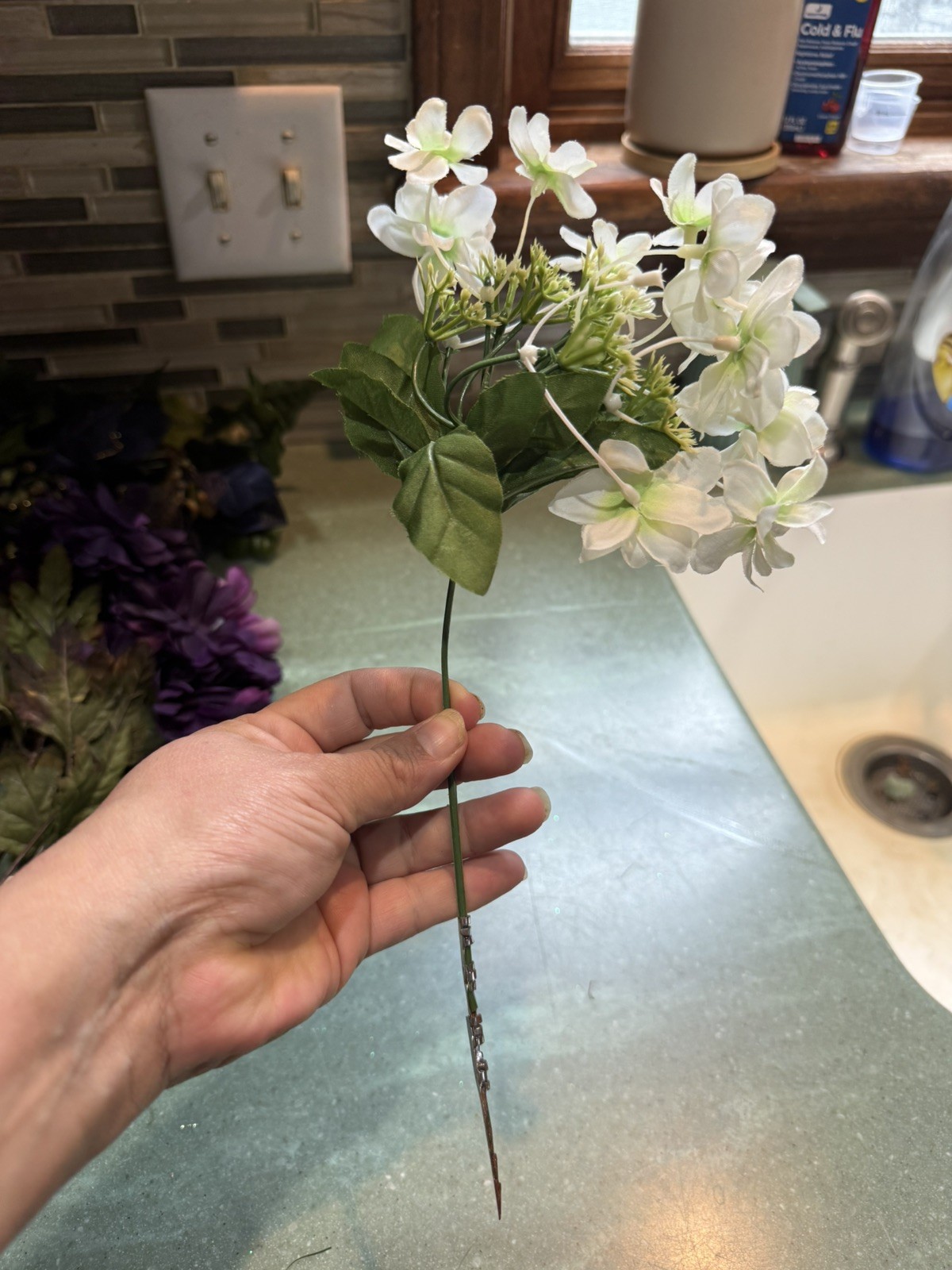 Artificial Flowers/plants For Decoration – The Lot 21 pcs