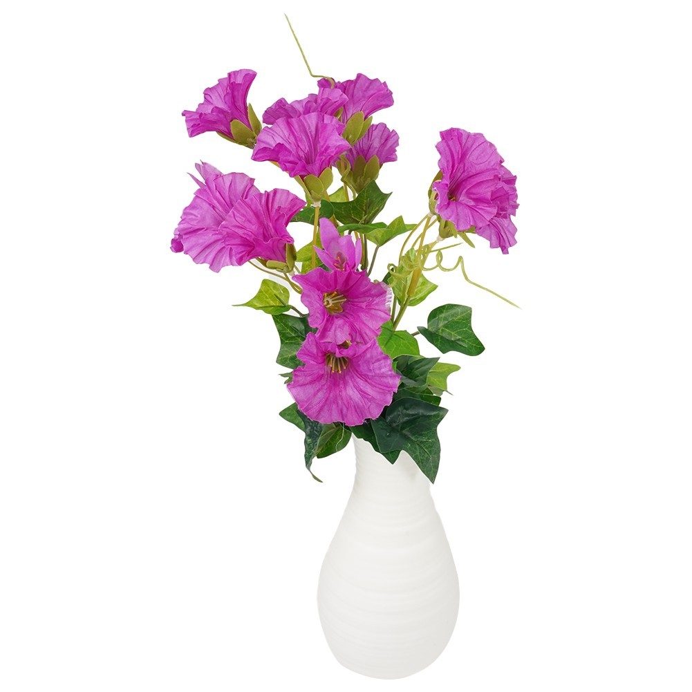 New Fashion Vine Artificial Morning Glory Petunia Shop Wedding 35cm Decor