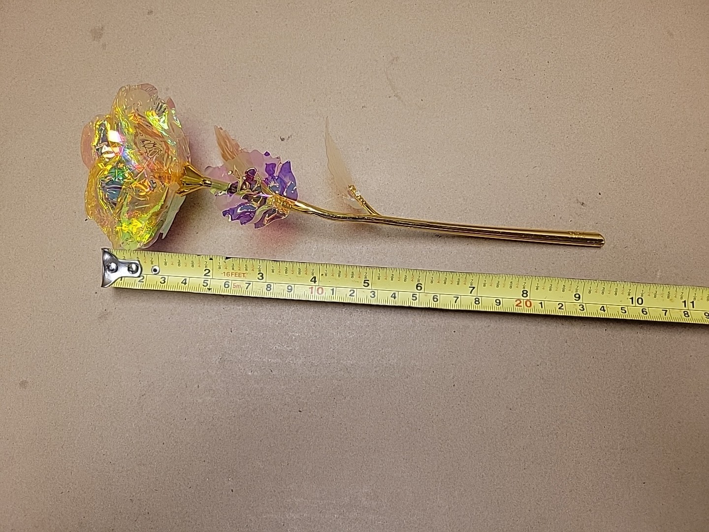 24k Gold Plated Foil Dipped Rose Flower & Love Stand Gift Her Wife Mom