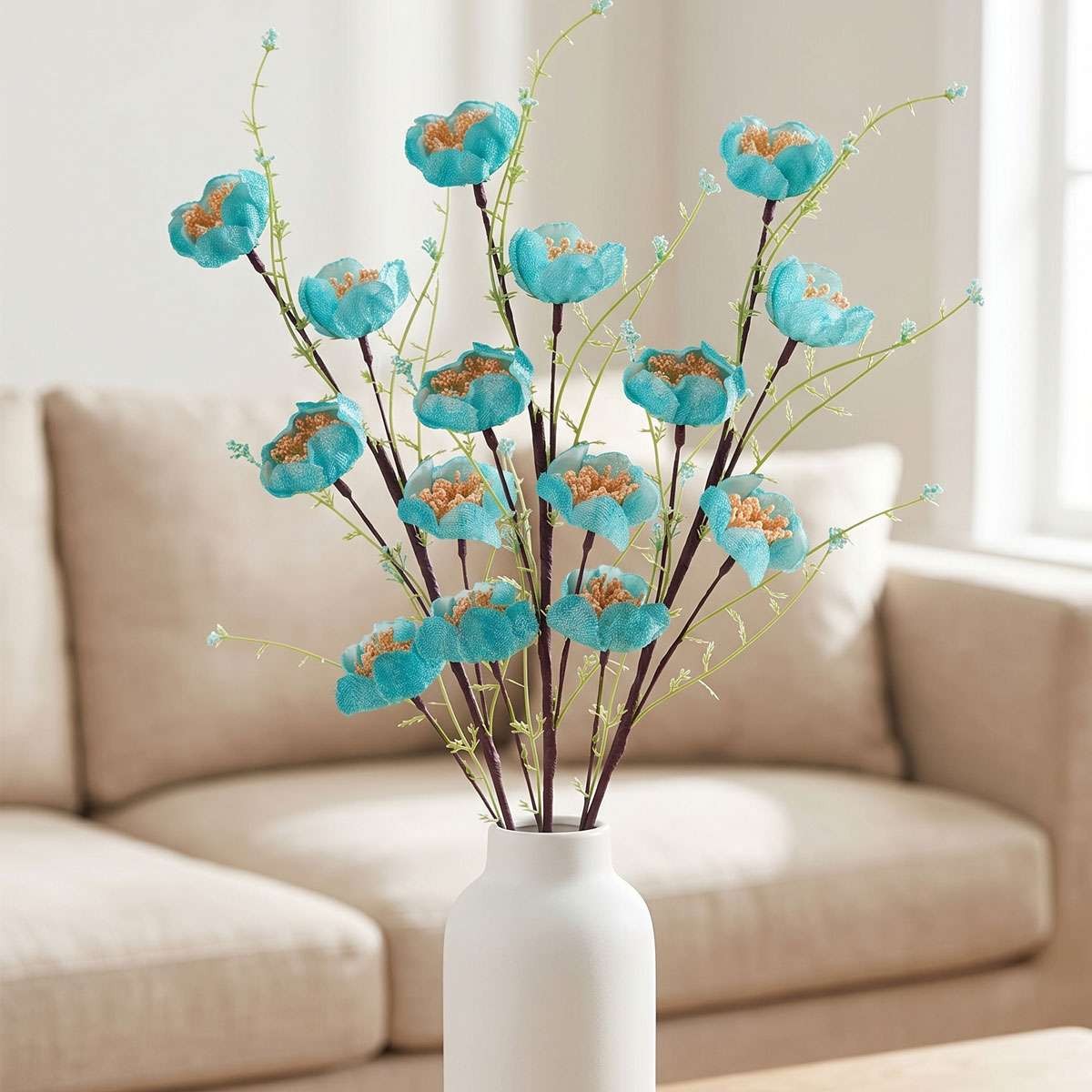 Artificial Silk Rhododendron Flowers Ornaments Home Wedding Decor UV Resistant