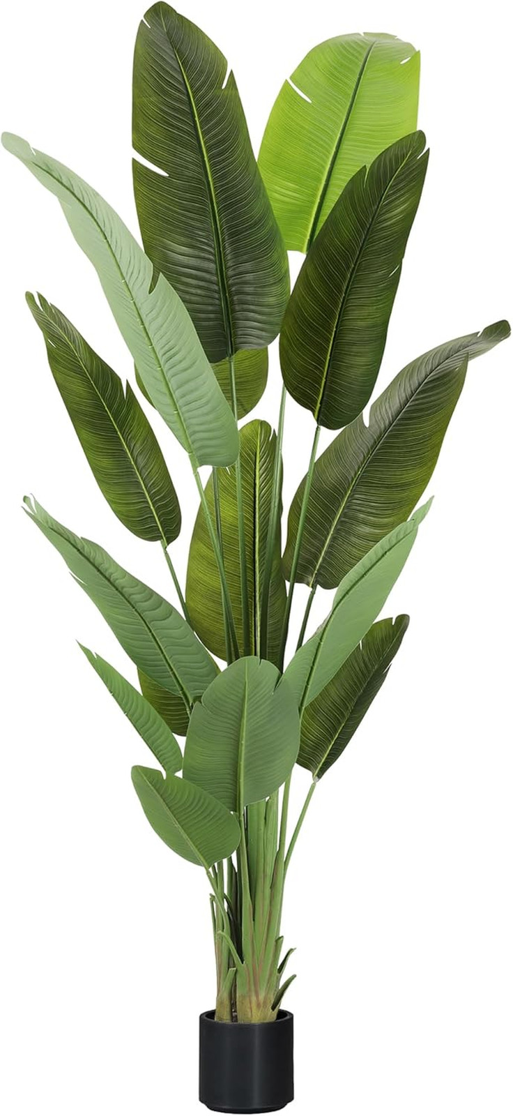 Artificial Tree 6.6Ft Silk Bird of Paradise Large Big Fake Potted Plants Tall Fa