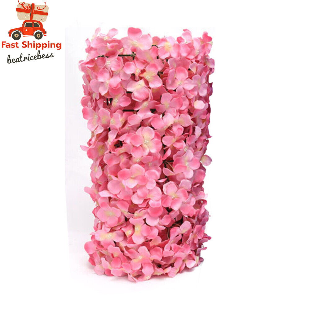 Artificial Wedding Silk Flower Wall Decor 10X Background Rose Floral Panels