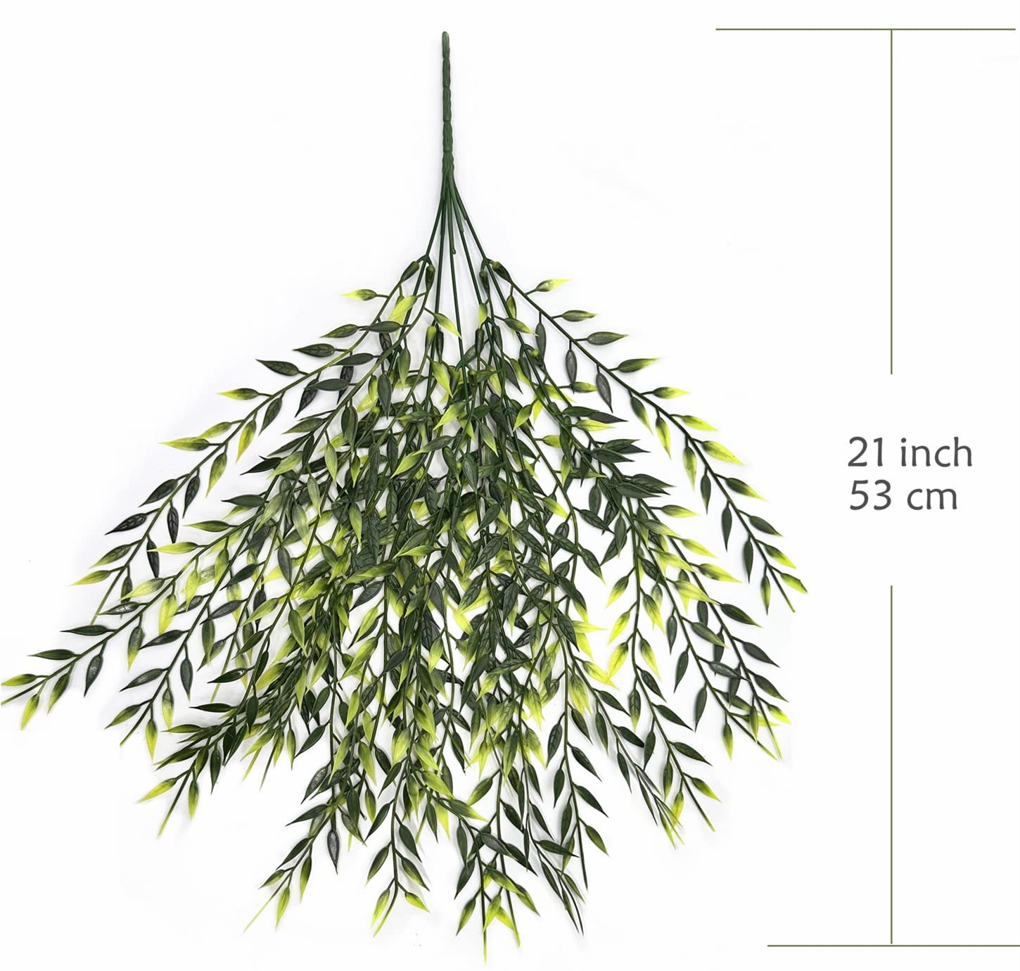 Artificial Weeping Willow Plants, Fake Hanging Vine Decor Plastic Greenery Le…
