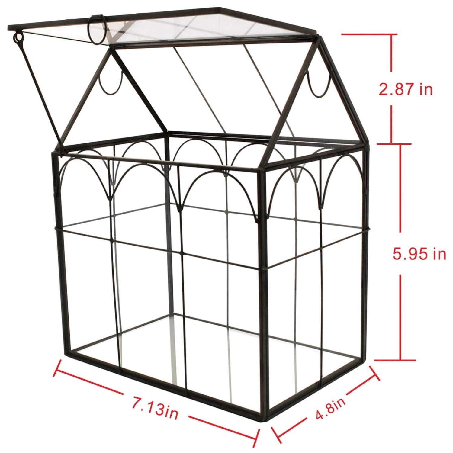 Glass House Geometric Terrarium for Plants
