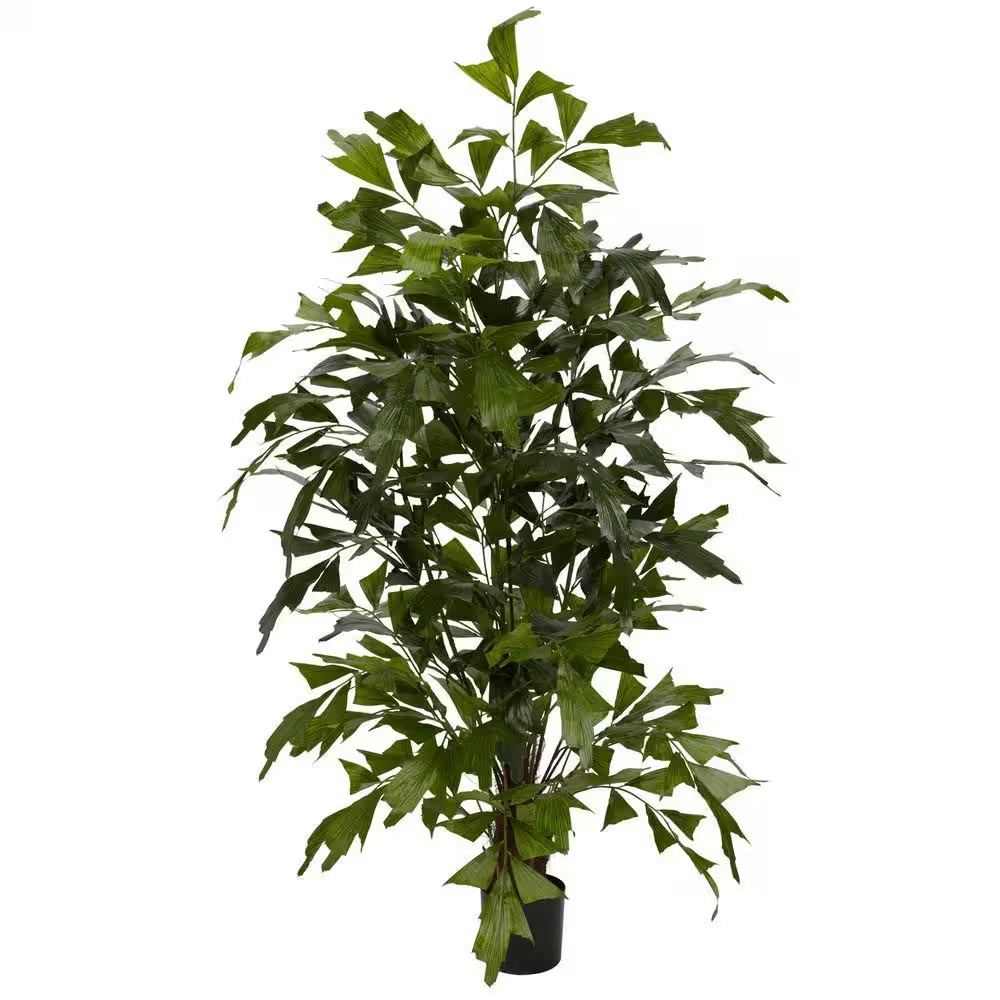 4.5 Ft. Artificial Green Fishtail Palm Silk Tree Free Ship NEW