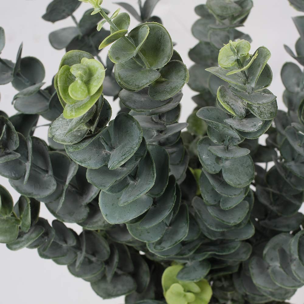 29” Faux Eucalyptus Branches Spray Artificial Eucalyptus Leaves Long Stems F…