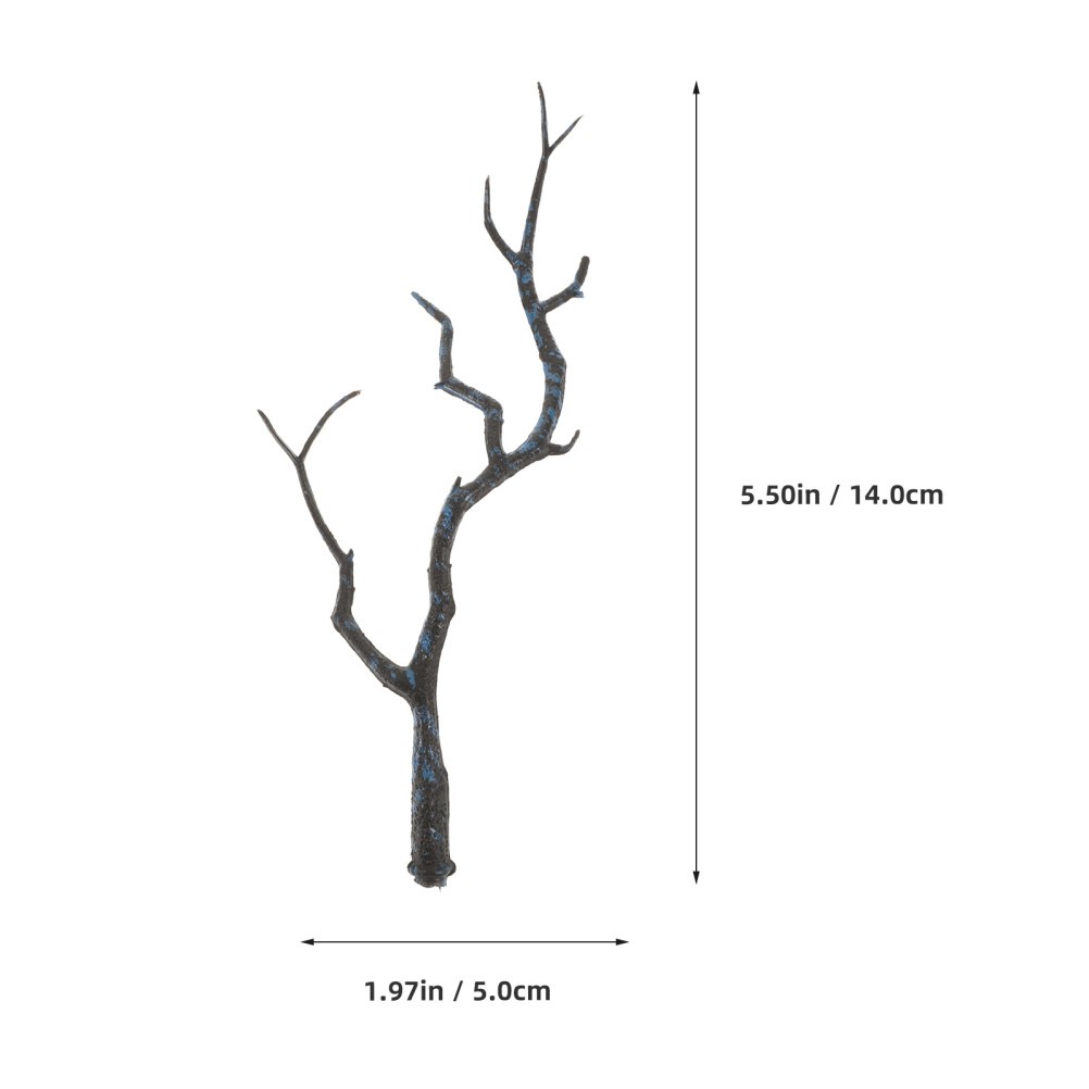 10Pcs Decorative Artificial Tree Stems Coffee Color for Office and Home Use