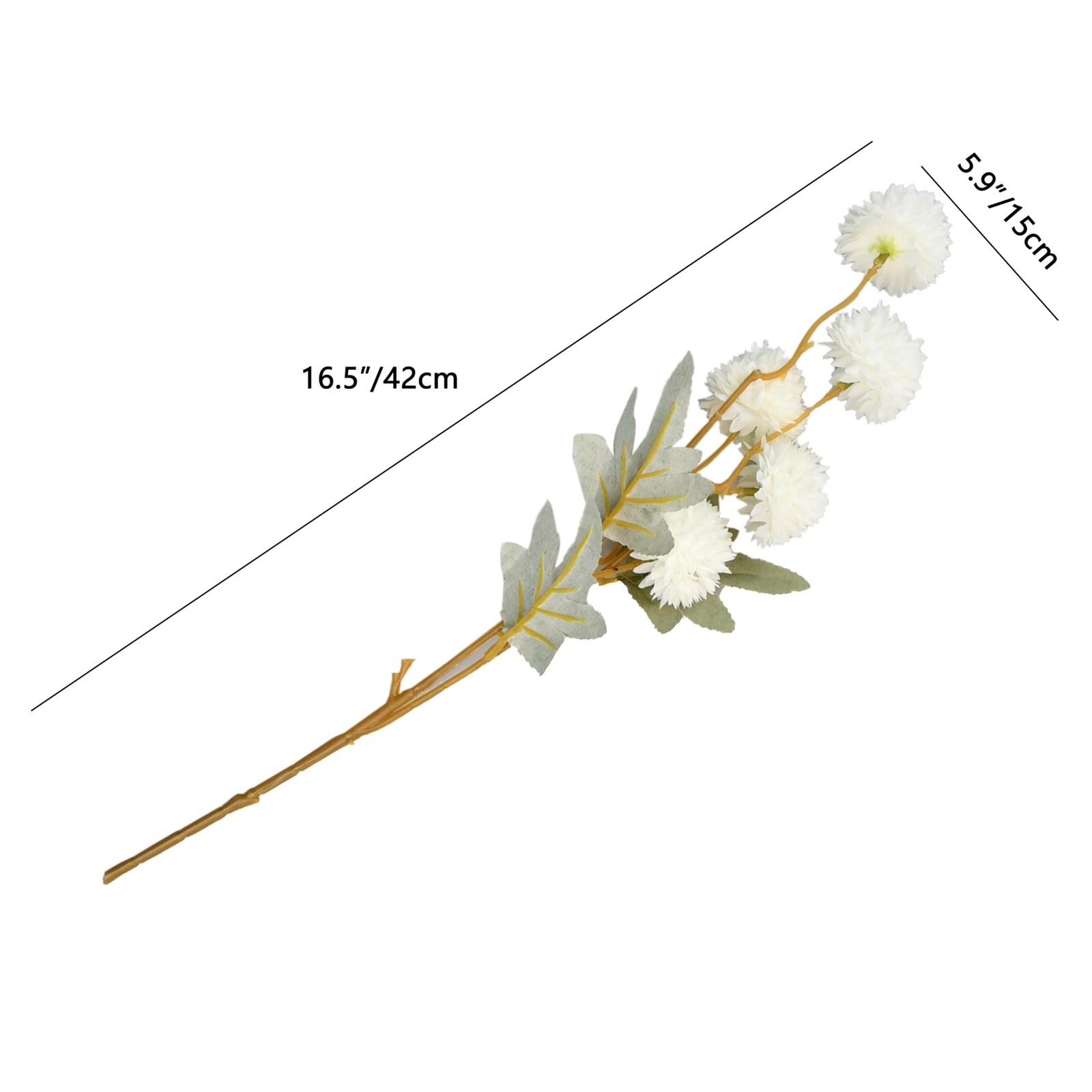 6 Stems Silk Pink Kiku Flowers