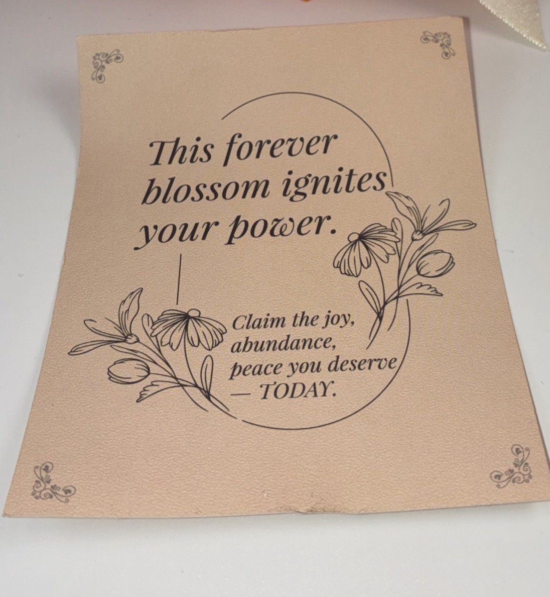 Vrioca Preserve Orange Rose Bouquet Forever Flower Inspiration Card 15.4×9.9×5.7