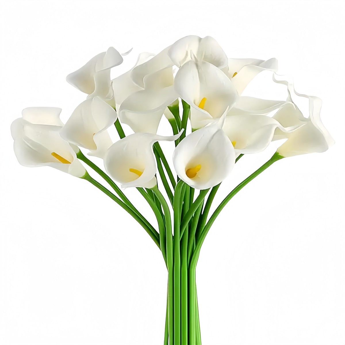 10 Pieces PU Calla Lily Artificial Flowers for Wedding Floral Arrangements