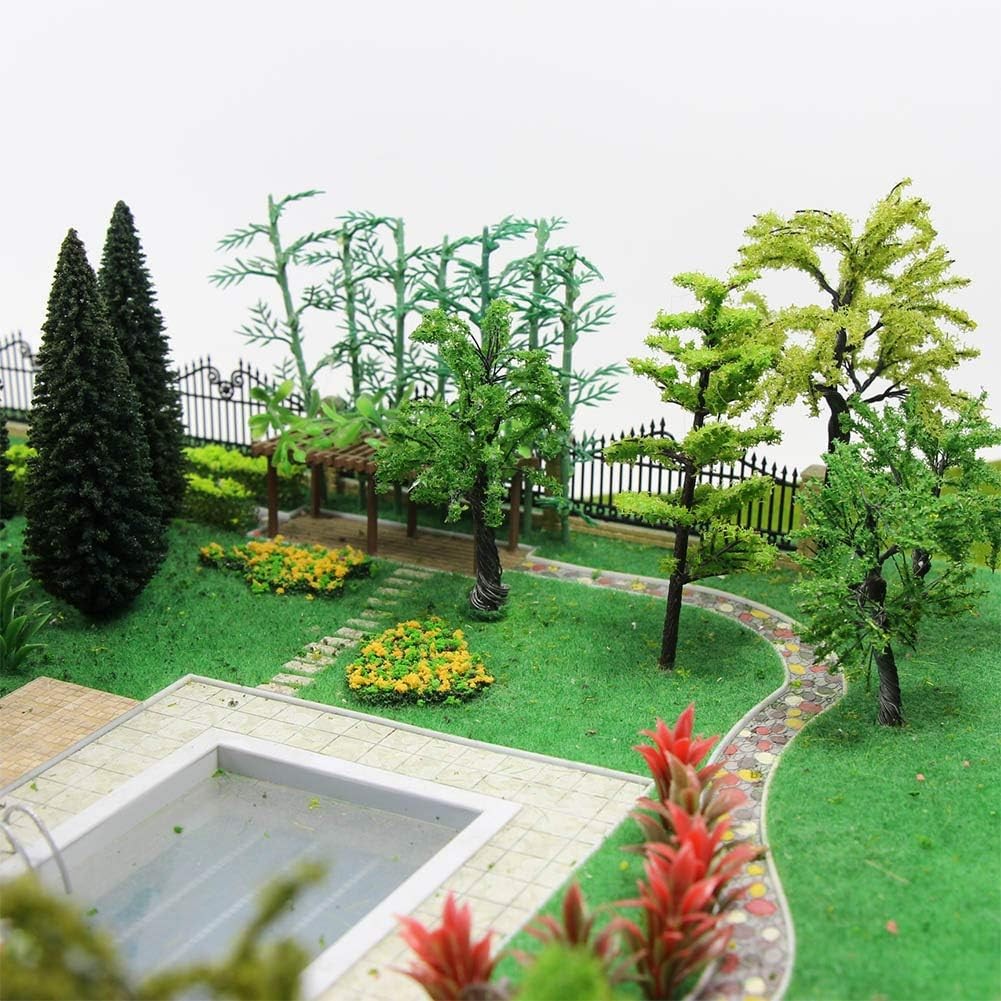 Realistic Model Grass Mat 40x100cm DIY Scenery Craft Mat for Train Layouts