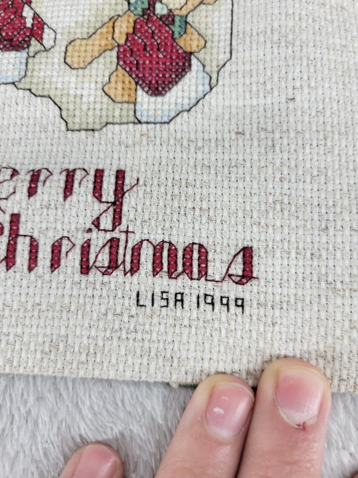 Holiday Hanging USA 1999 Merry Christmas Wall Décor 10″