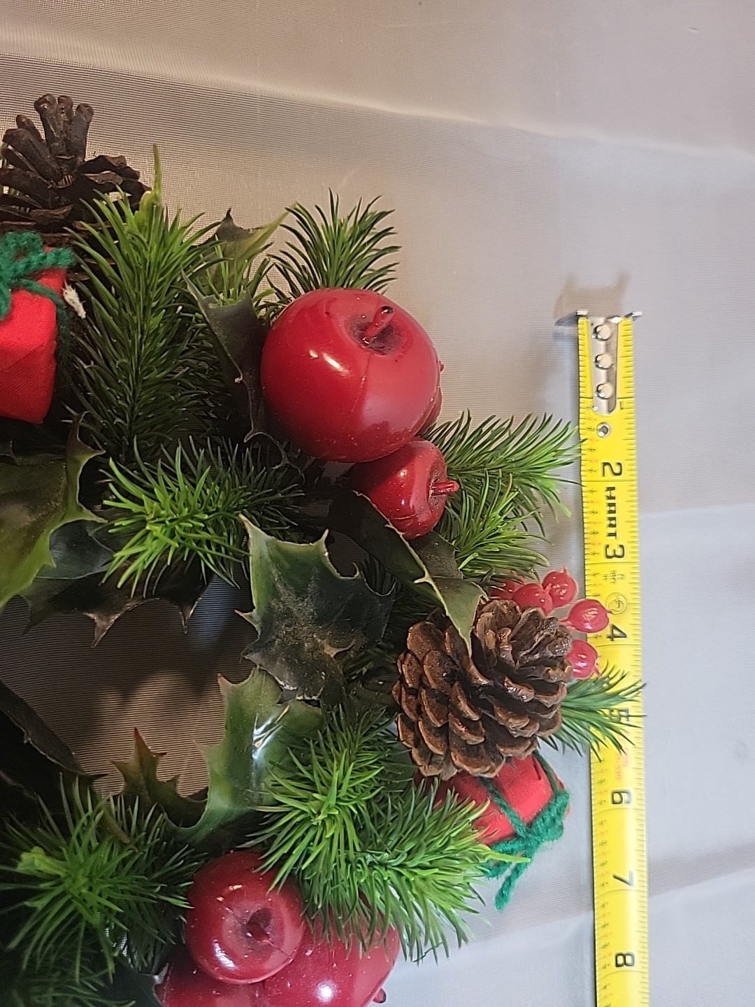 Small Vintage Artificial Christmas Wreath