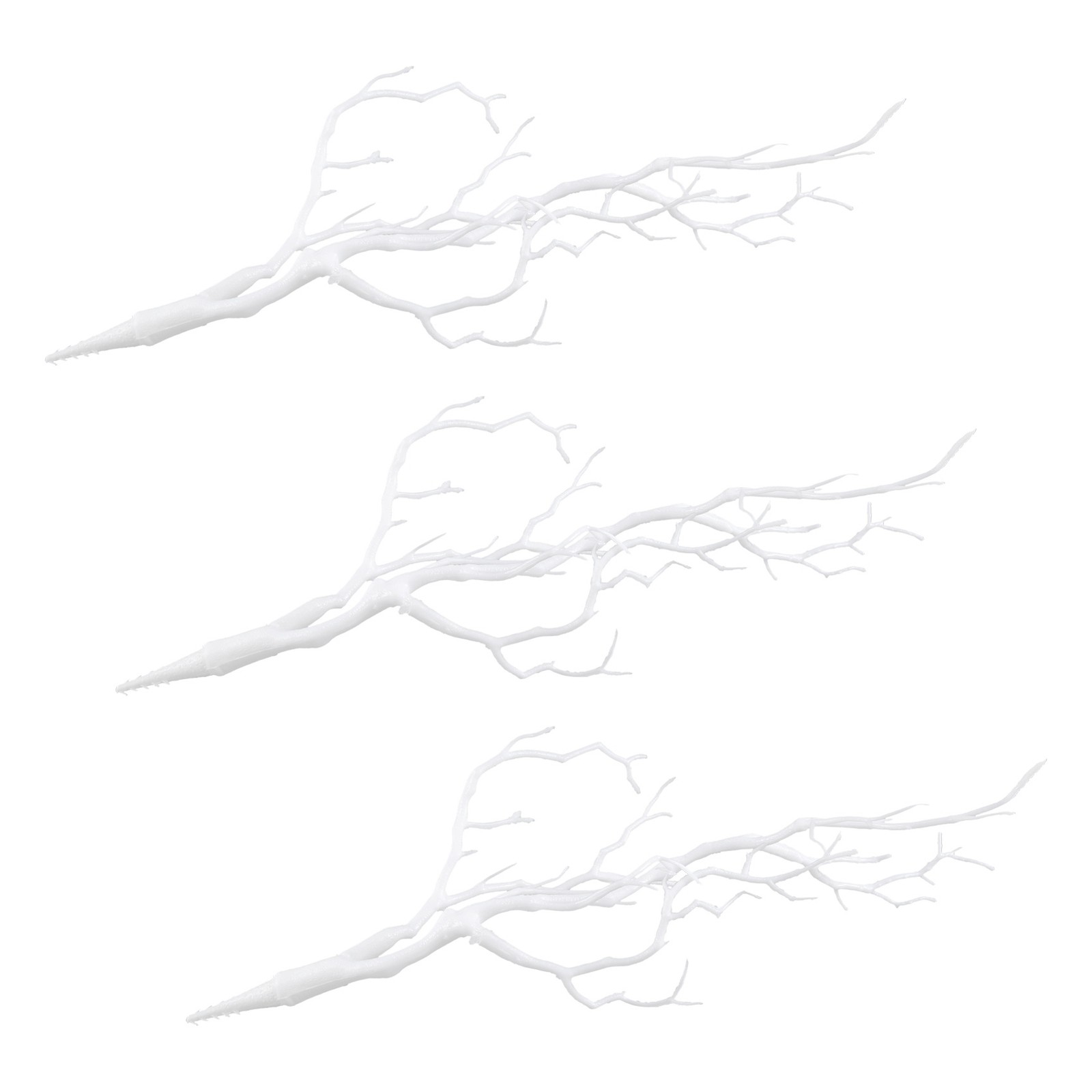 3 x Artificial White Dry Plant Tree Branch Wedding Party Decor E2Q25187