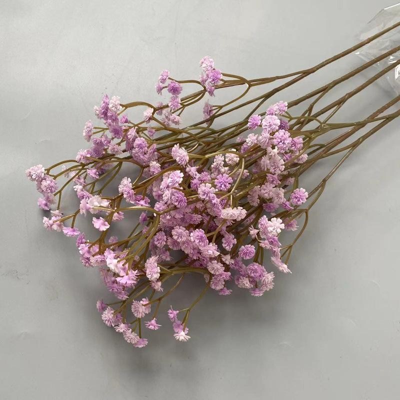 62CM Artificial Gypsophila Flowers Autumn PVC Bouquet Soft Faux Home Decor