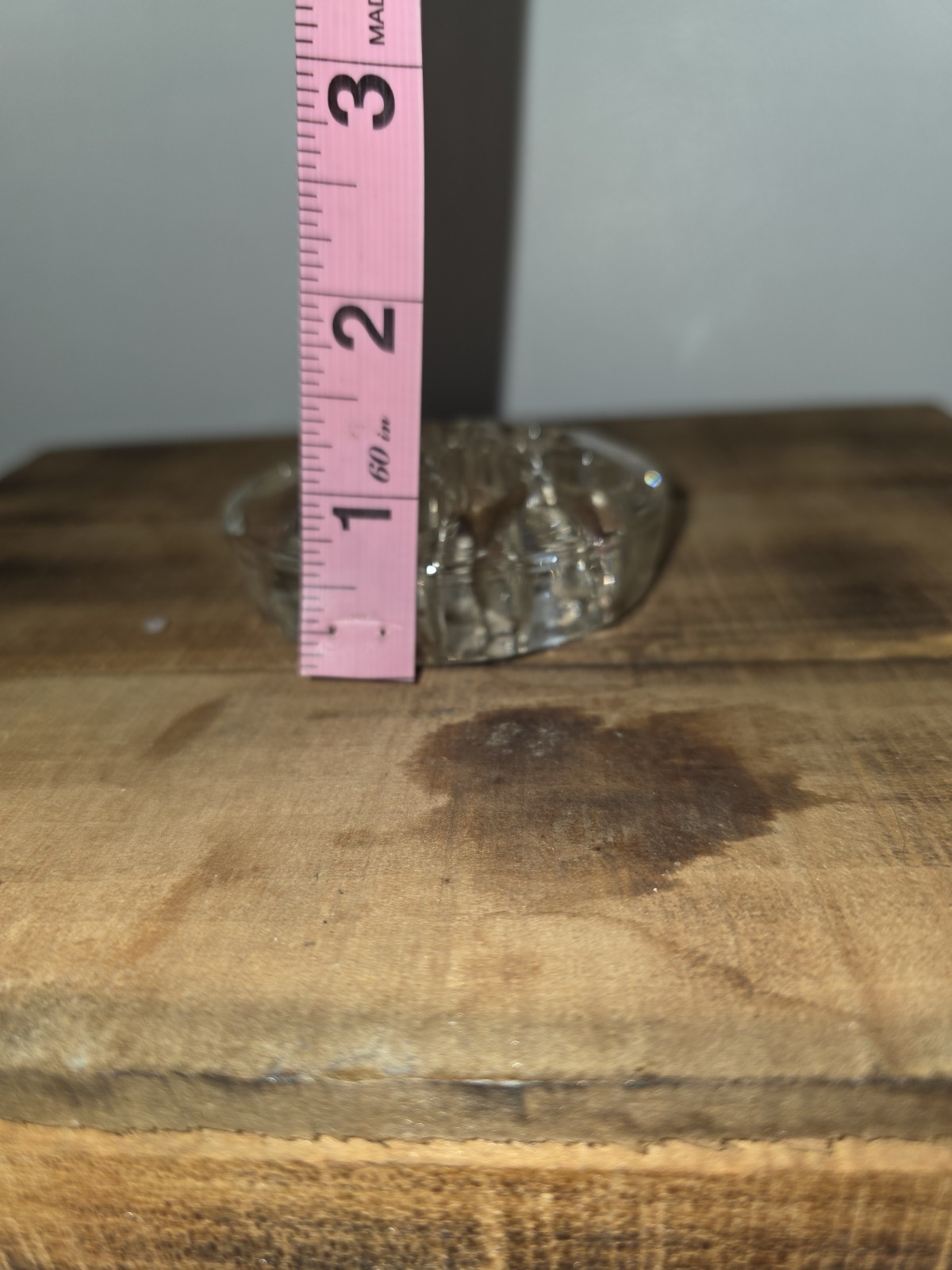Clear Glass Flower Frog Floral Arranger Holder 3 x 1 in Tall Dome 11 Hole