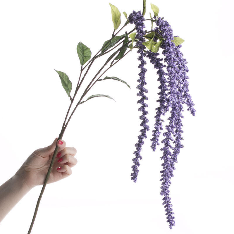 Flowing and Cascading Artificial Purple Amaranthus sprays