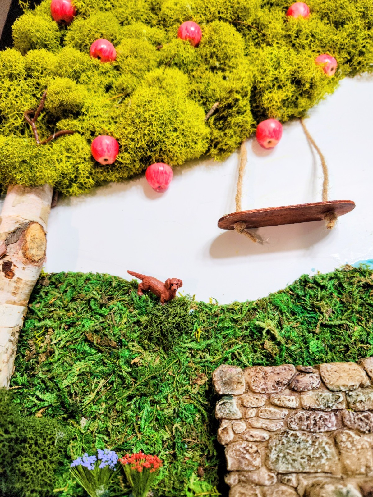 Preserved Moss Wall Art – Park in Black Frame Decor