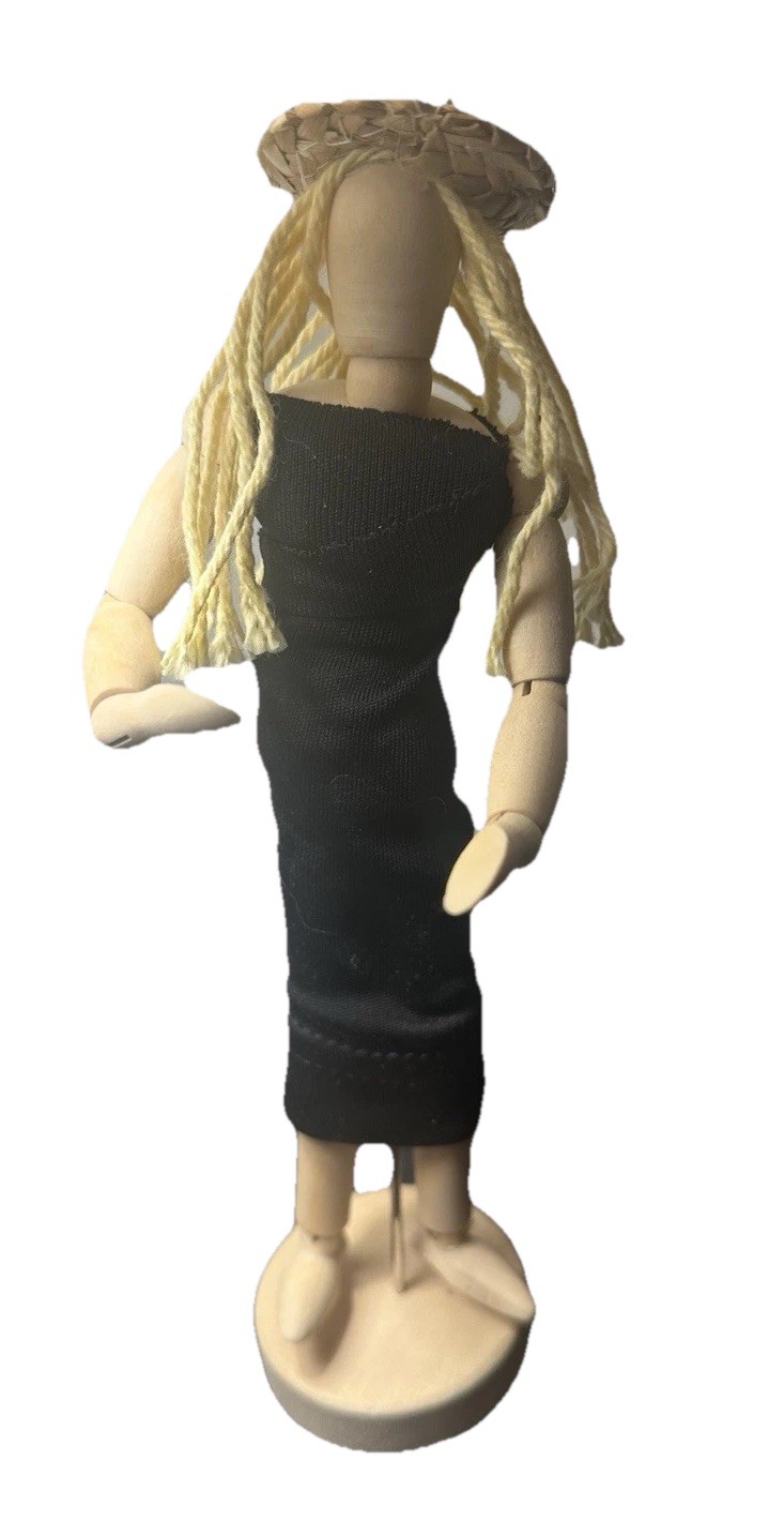 Wooden Jointed Mannequin Flexible Shape Stand , air plant holder Adjustable