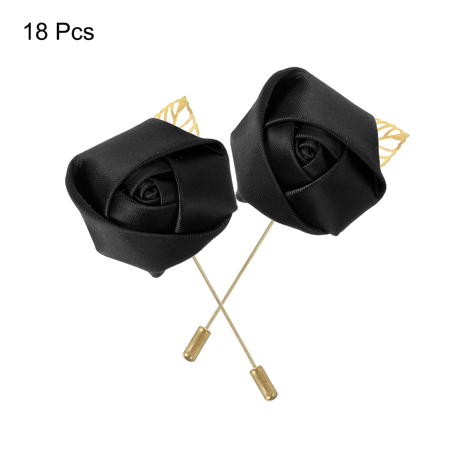 Groom Boutonnieres Rose Pin for Men Wedding Ceremony Anniversary Formal
