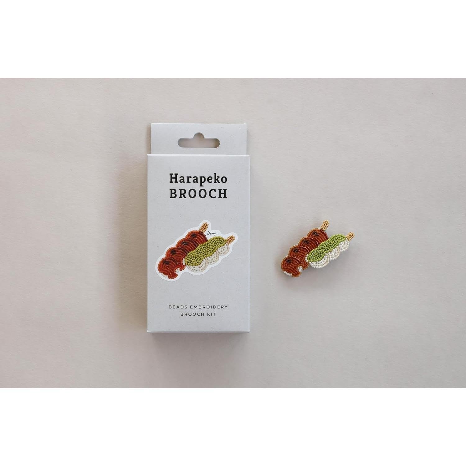 MIYUKI Bead Embroidery Hungry Brooch Kit Dango Mochi HCA20-2