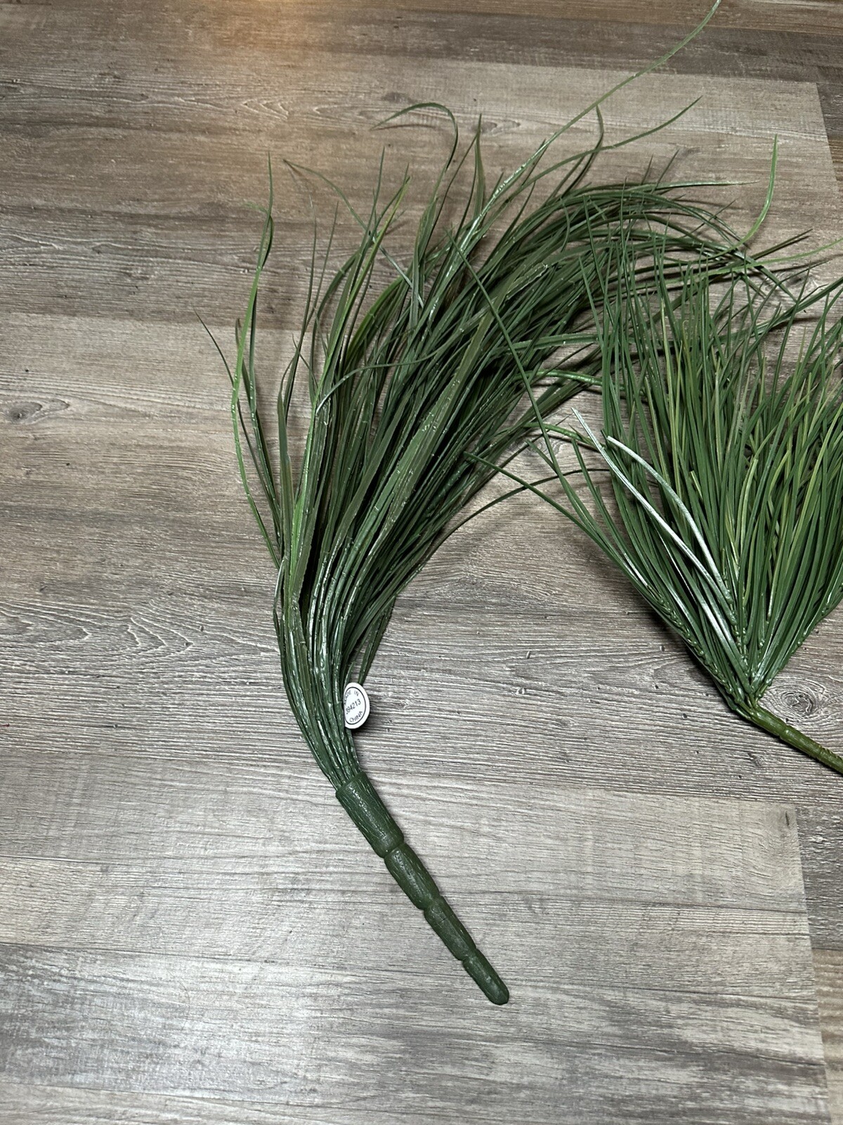 Artificial Green Pine Needles Branches Pony Tail Shape Twigs Stems Picks Lot 4