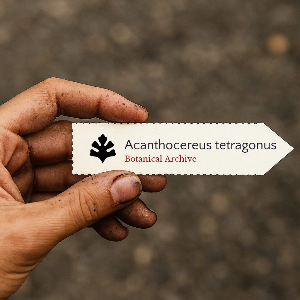 Acanthocereus tetragonus | 10 SEEDS – Triangle cactus | Fairy castle cactus