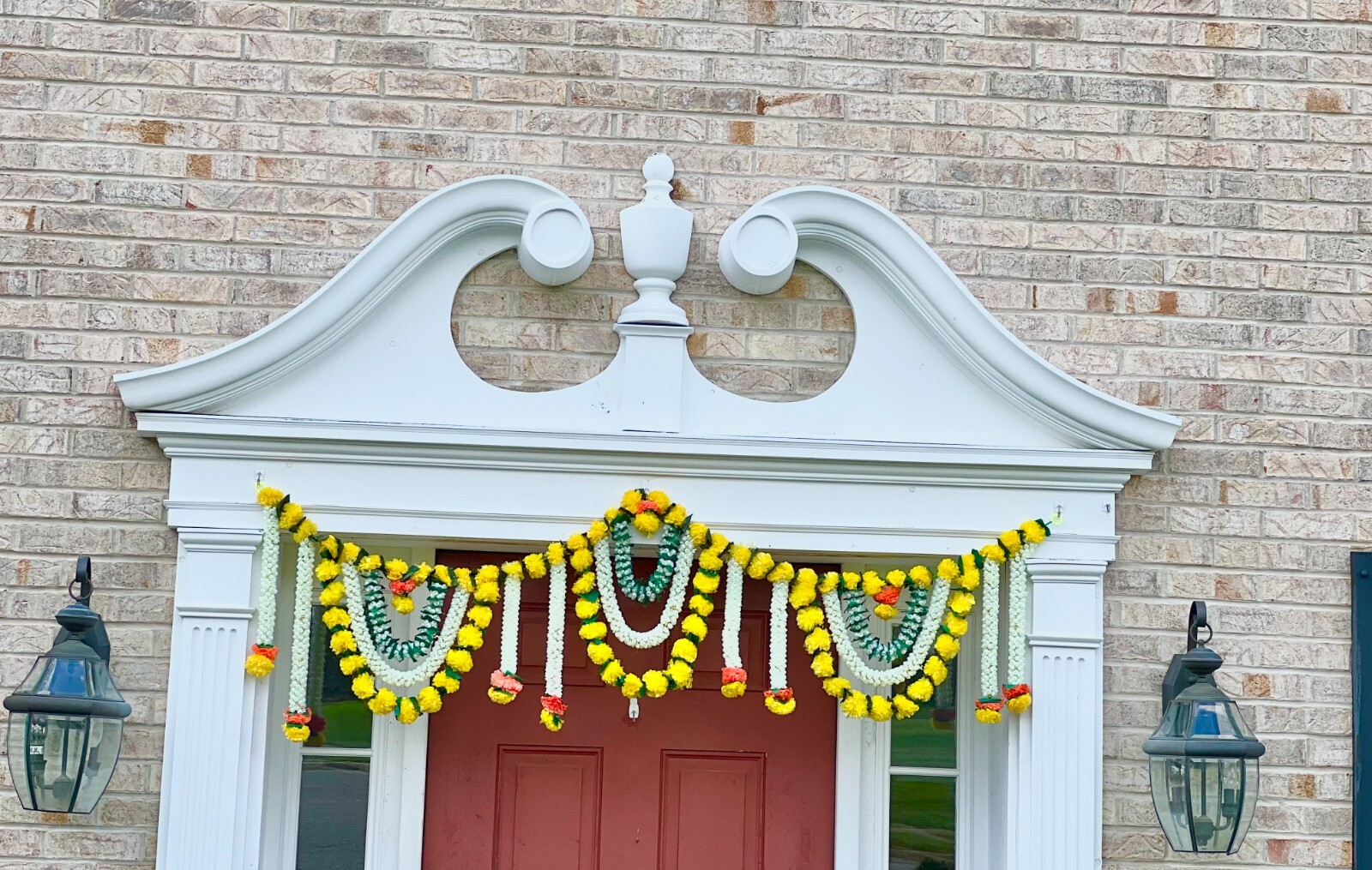 6 Feet Marigold Jasmin Toran garland Wedding Decoration Backdrop Diwali indian