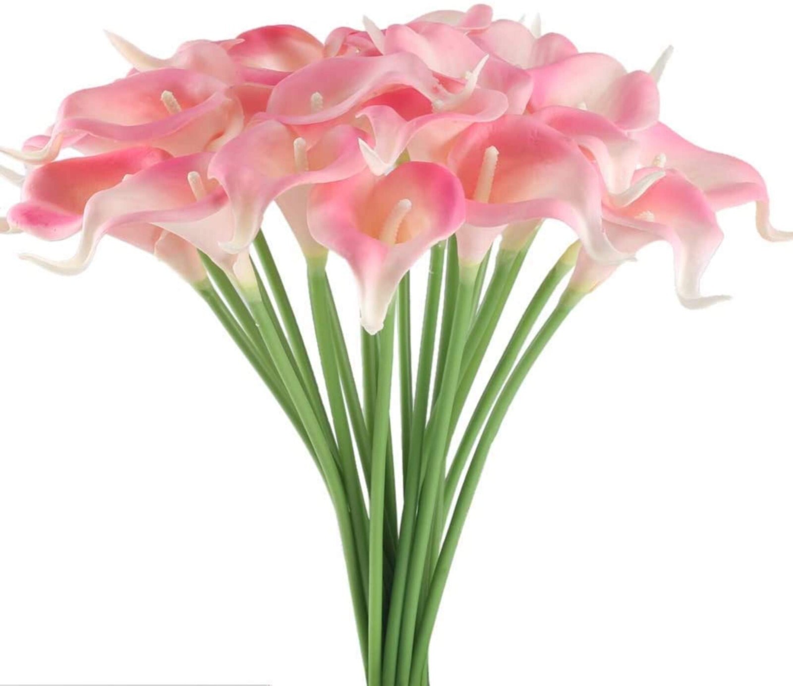 Real Touch Latex Calla Lily Bunch 14in Artificial Spring Flowers Pack of 20
