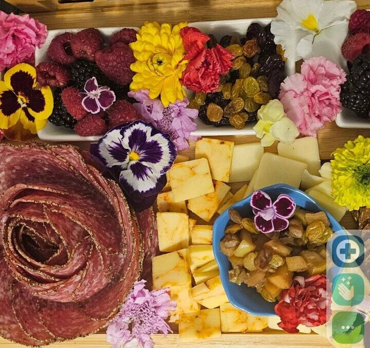 FRESH EDIBLE /GARNISH FLOWERS Multi Color Violas Free Overnight Ship WEDNESDAYS