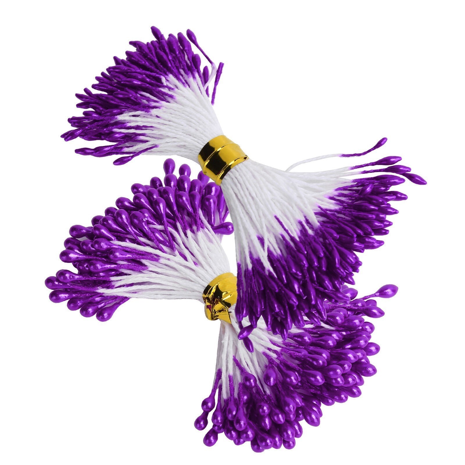 900Pcs Flower Stamen Purple Gypsum Artificial Bouquet Decor HandMade Crafts