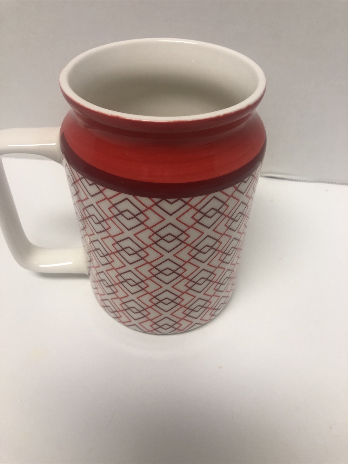 Edible Arrangements Fruit Floral Stem Arrangement Mug Red White 5 1/2 in Hi 2023