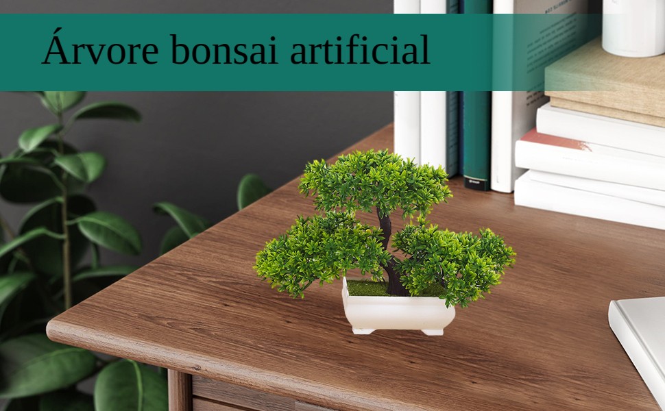 Artificial Bonsai Tree, Faux Plants Zen Garden Table Decoration Realistic with