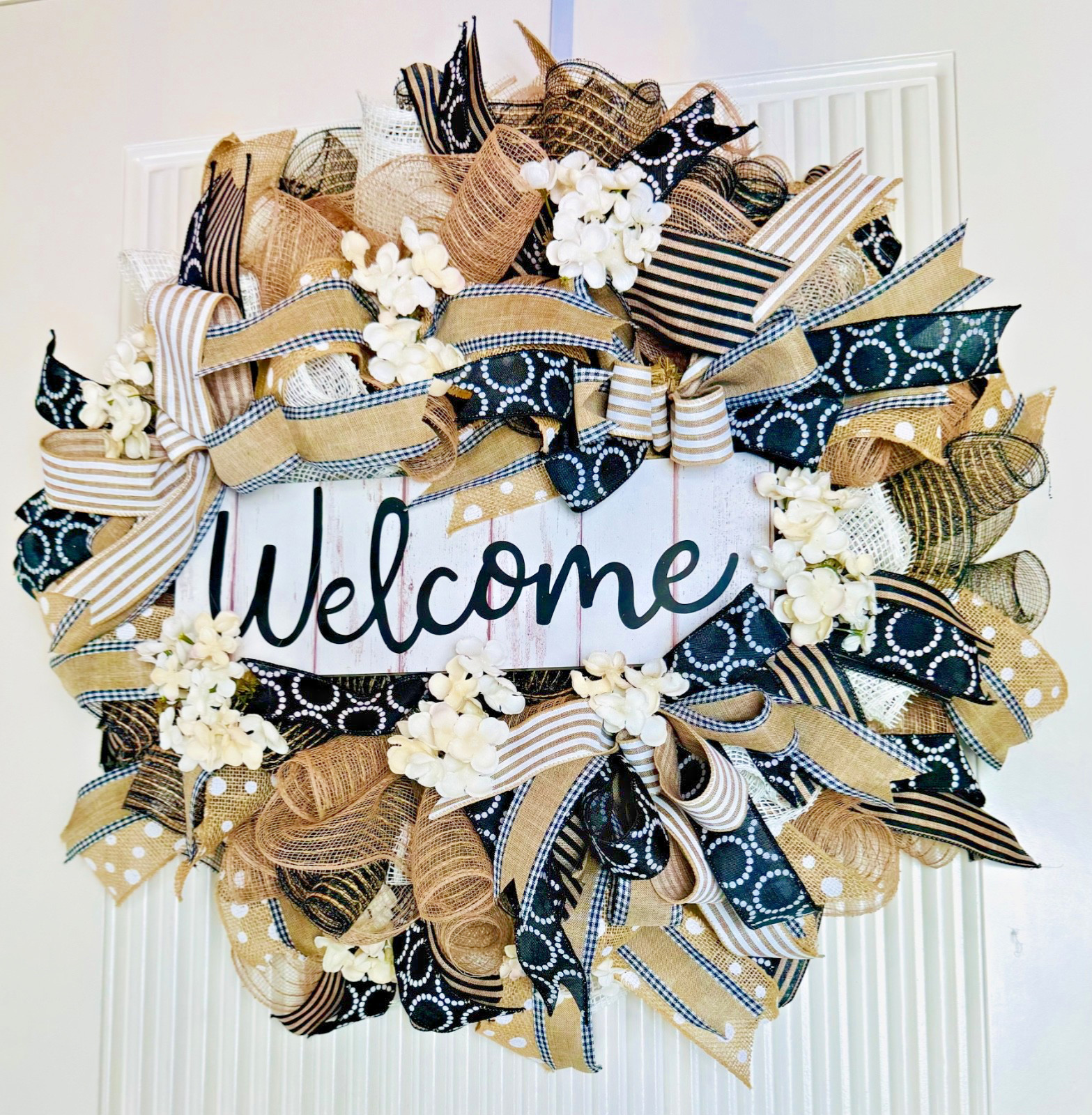 Everyday Wreath Front Door – Hydrangea Wreath, Farmhouse Wreath for Every Season