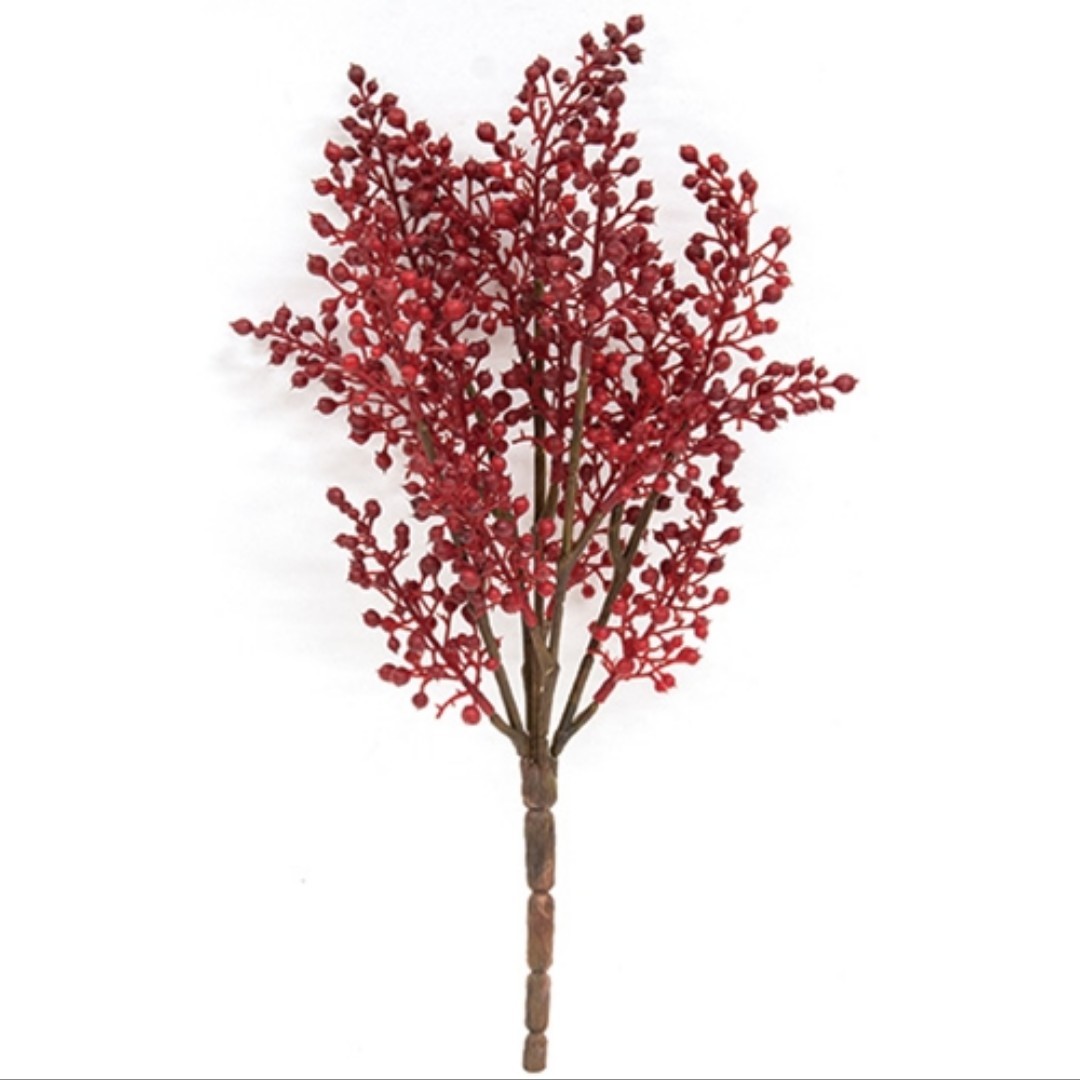 11-1/2″ Pepperberry Cluster Christmas Floral Pick