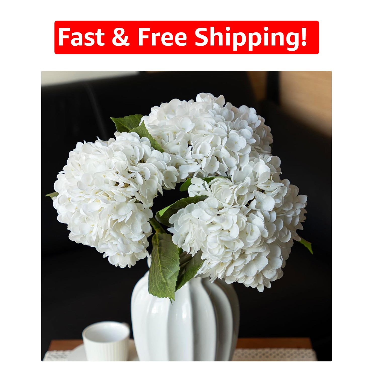 22″ Realistic Soft Touch Hydrangea Artificial Flowers – Perfect for Weddings …