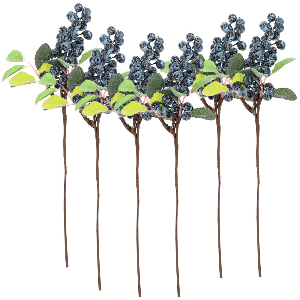 Fake Berries Artificial Red Berry Stems Picks Fake Berries Stake