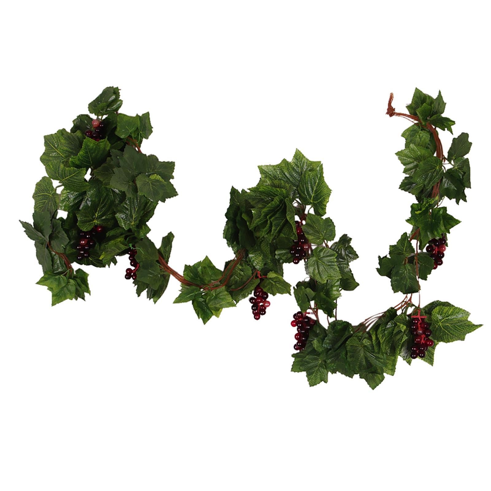 Artificial Silk Grape Vine Fruit Rattan with Grape