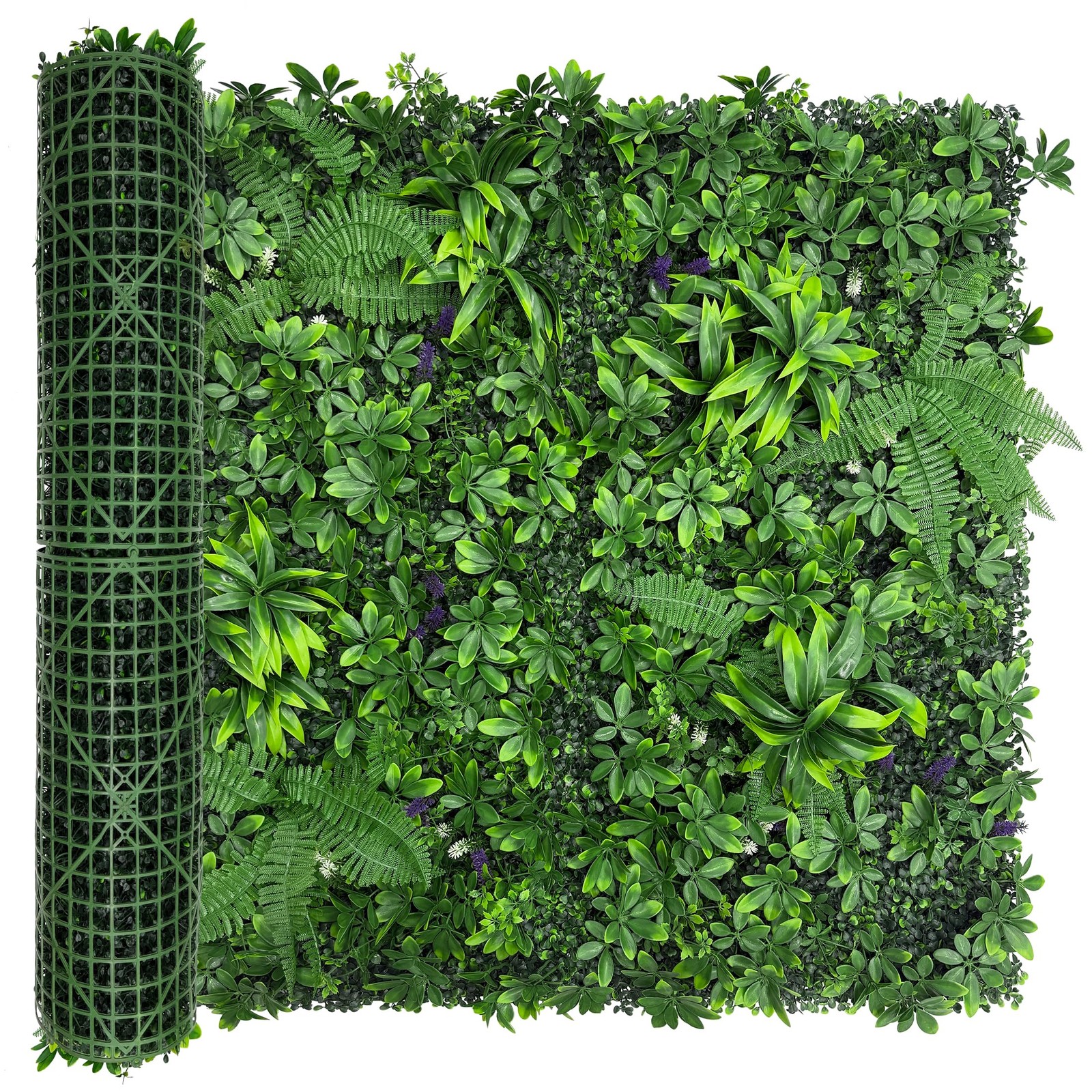 DOPGIB Artificial Boxwood Grass Wall Roll: 40″x120″(33.5 SQFT) UV Protected