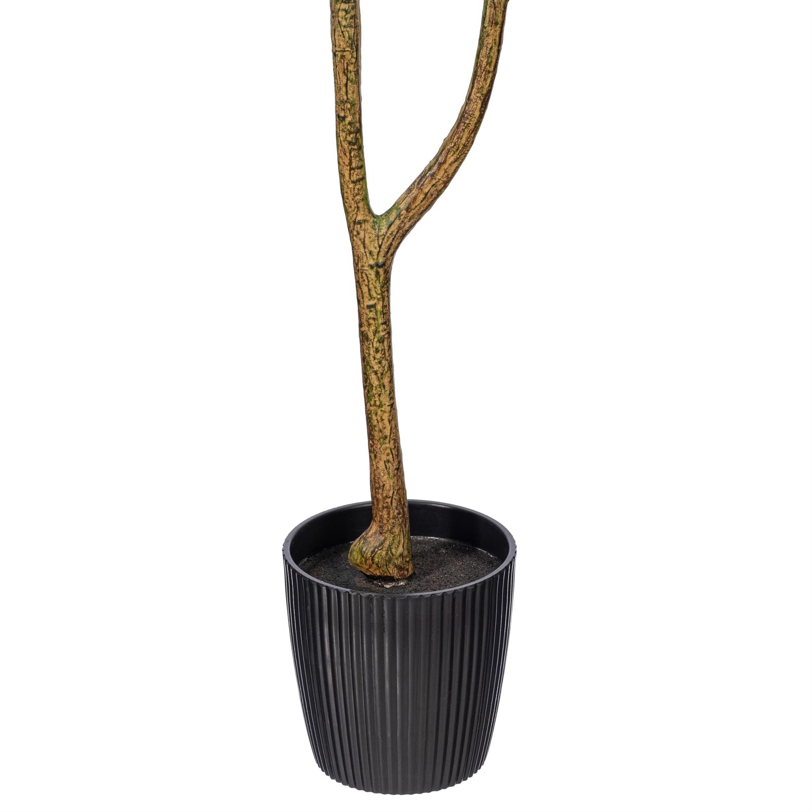 Pemberly Row Contemporary 48″ Artificial Green Potted Milan Leaf Tree