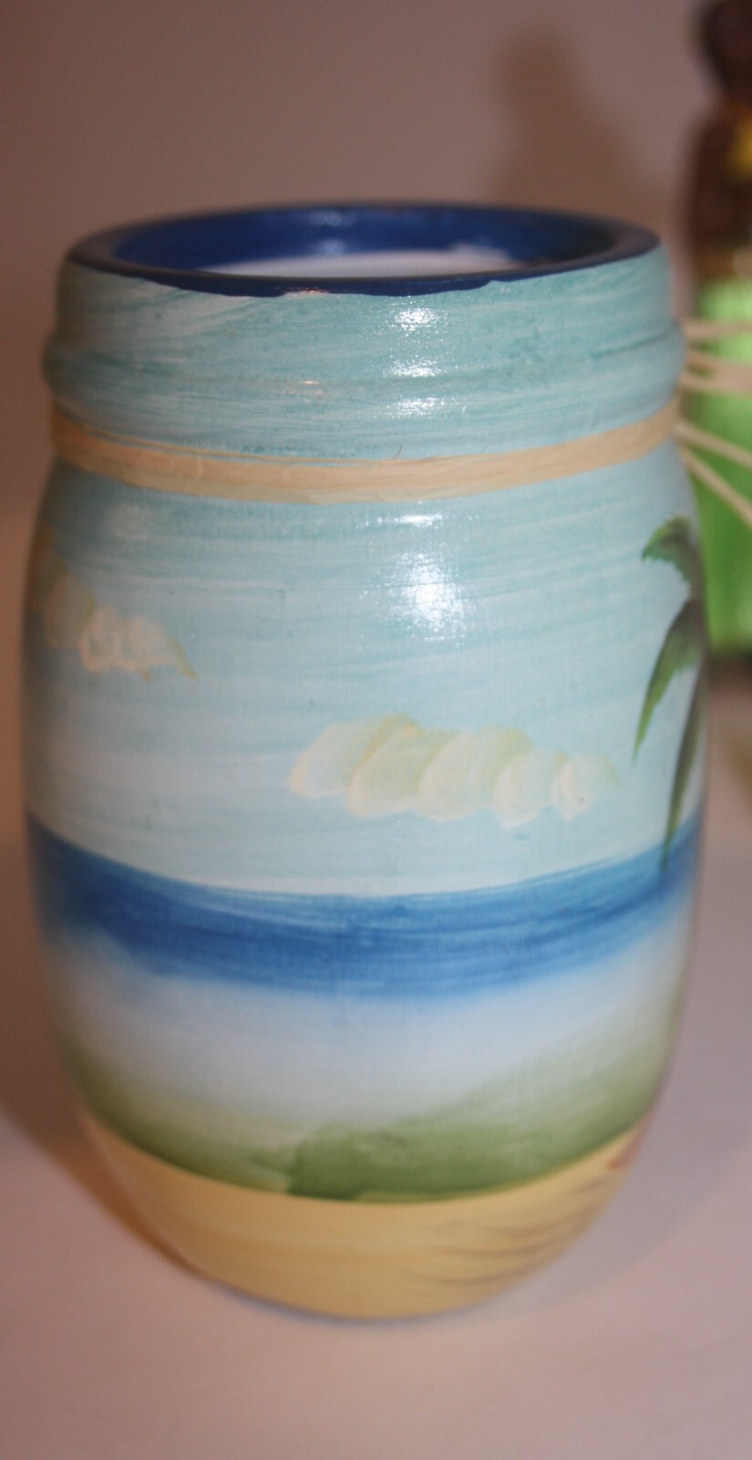 Palm Tree Lot Beach Party Ornaments Vase Nautical Decor