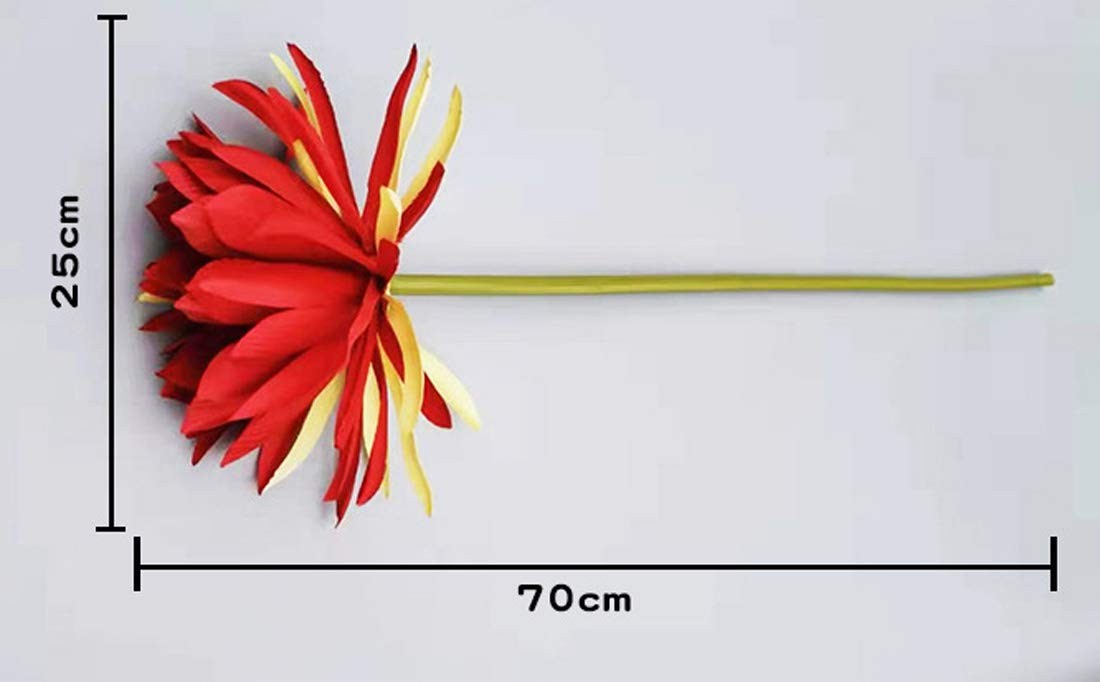 3 Stems Silk Broad-leaved Epiphyllum Night-Blooming Flowers Orchid Cactus Art…