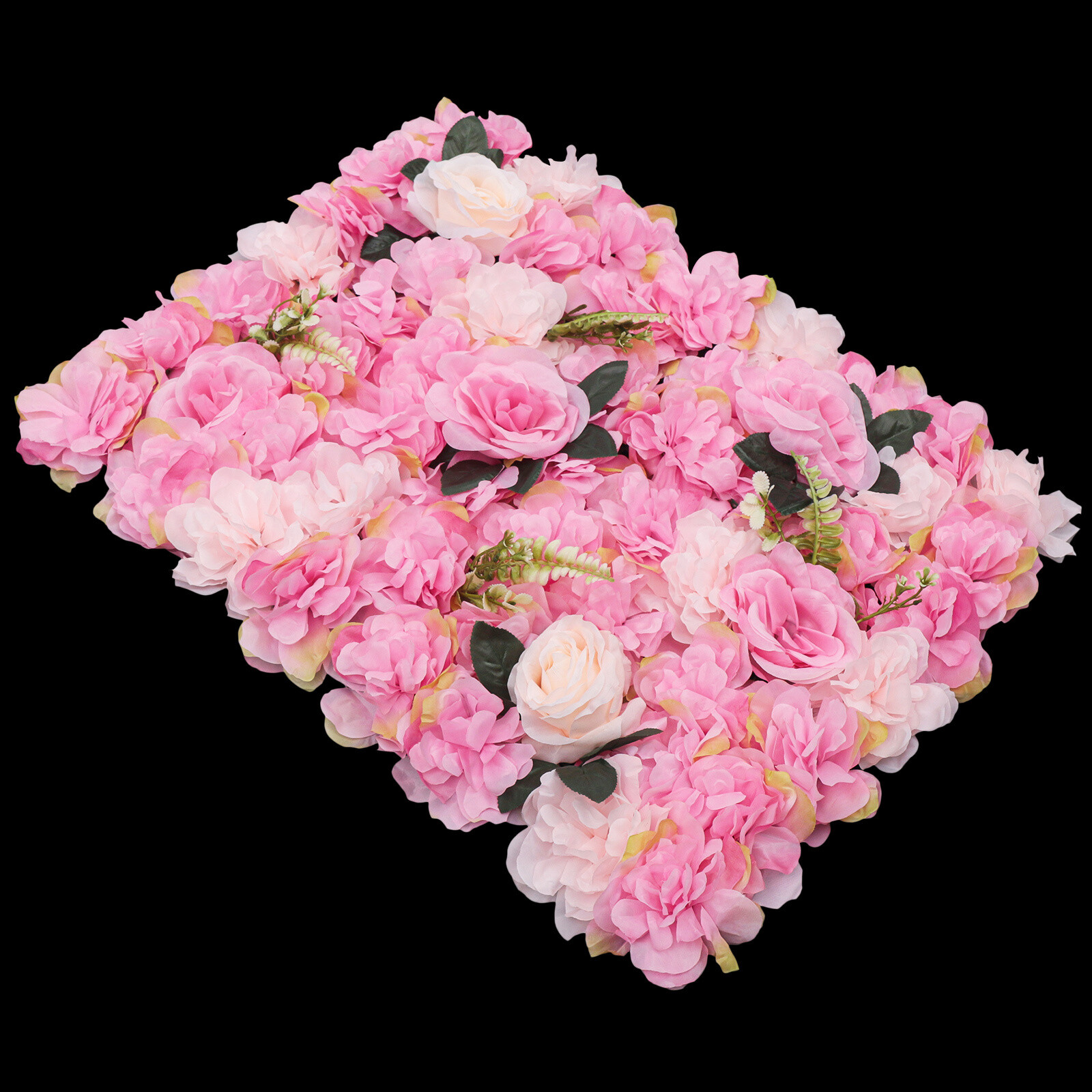 23.6×15.7 inch, 12* Artificial Flower Wall Panels for Wedding Backdrops Decor