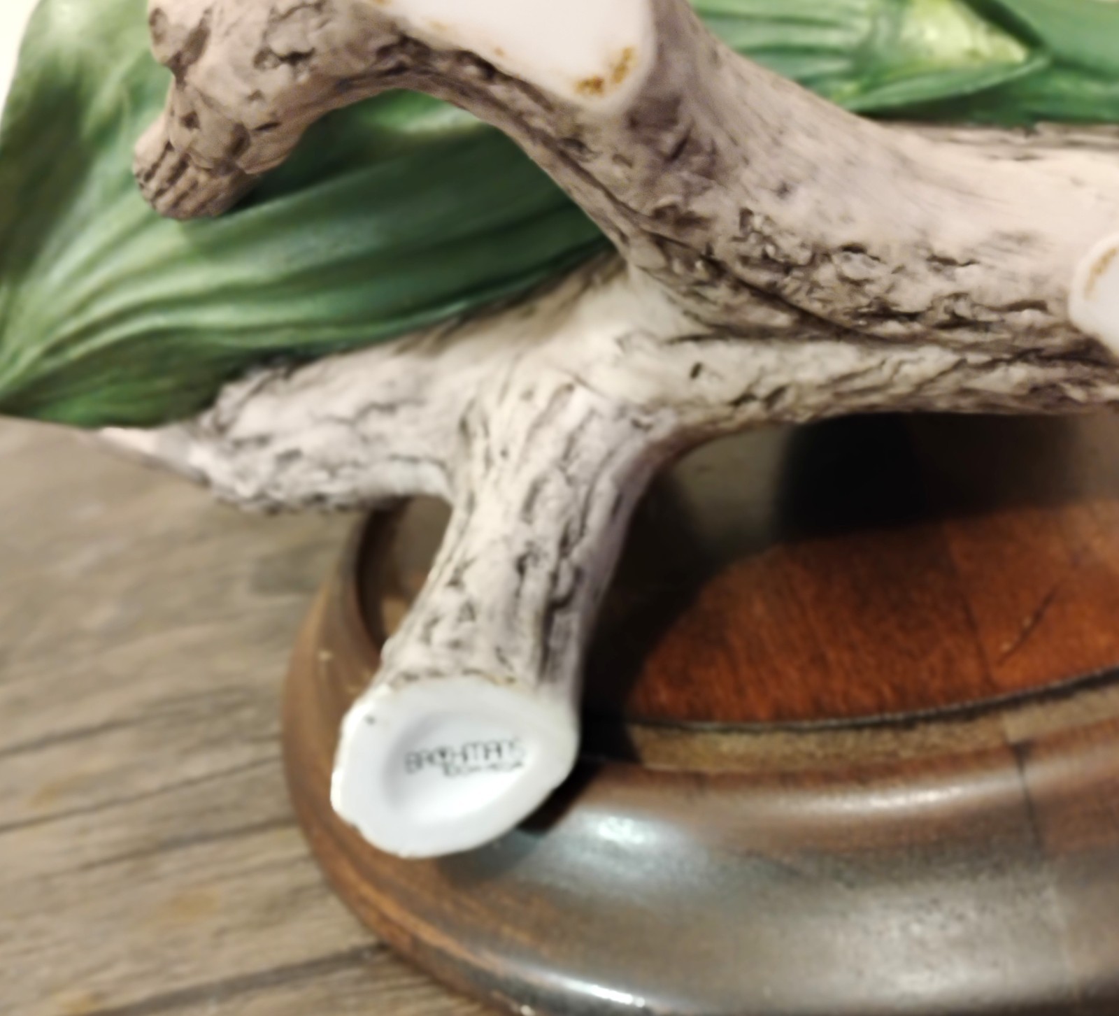 Bisque ‘Lady Slipper’ Cluster Celebrating Bachman’s Floral 100th Anniversary