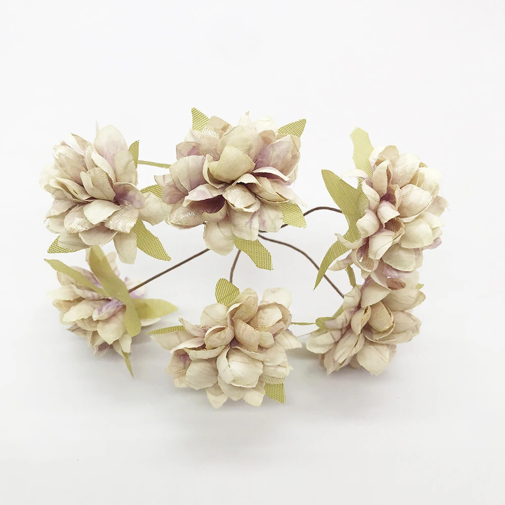 Artificial Flower Silk Peony Home Christmas Handmade Decorative Flower Wall Garl