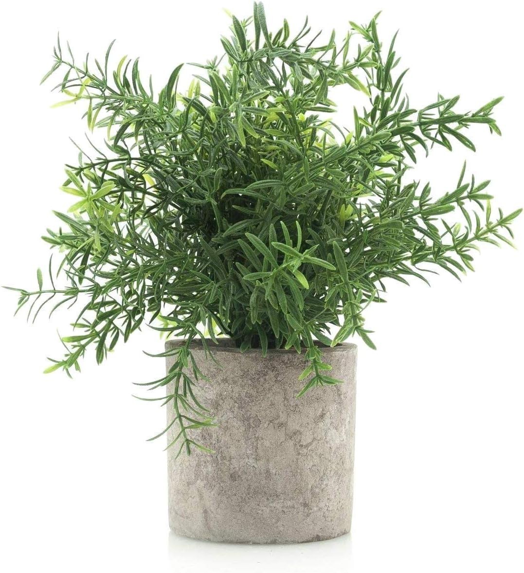 Rustic Artificial Rosemary Potted Plant – Perfect for Farmhouse Decor