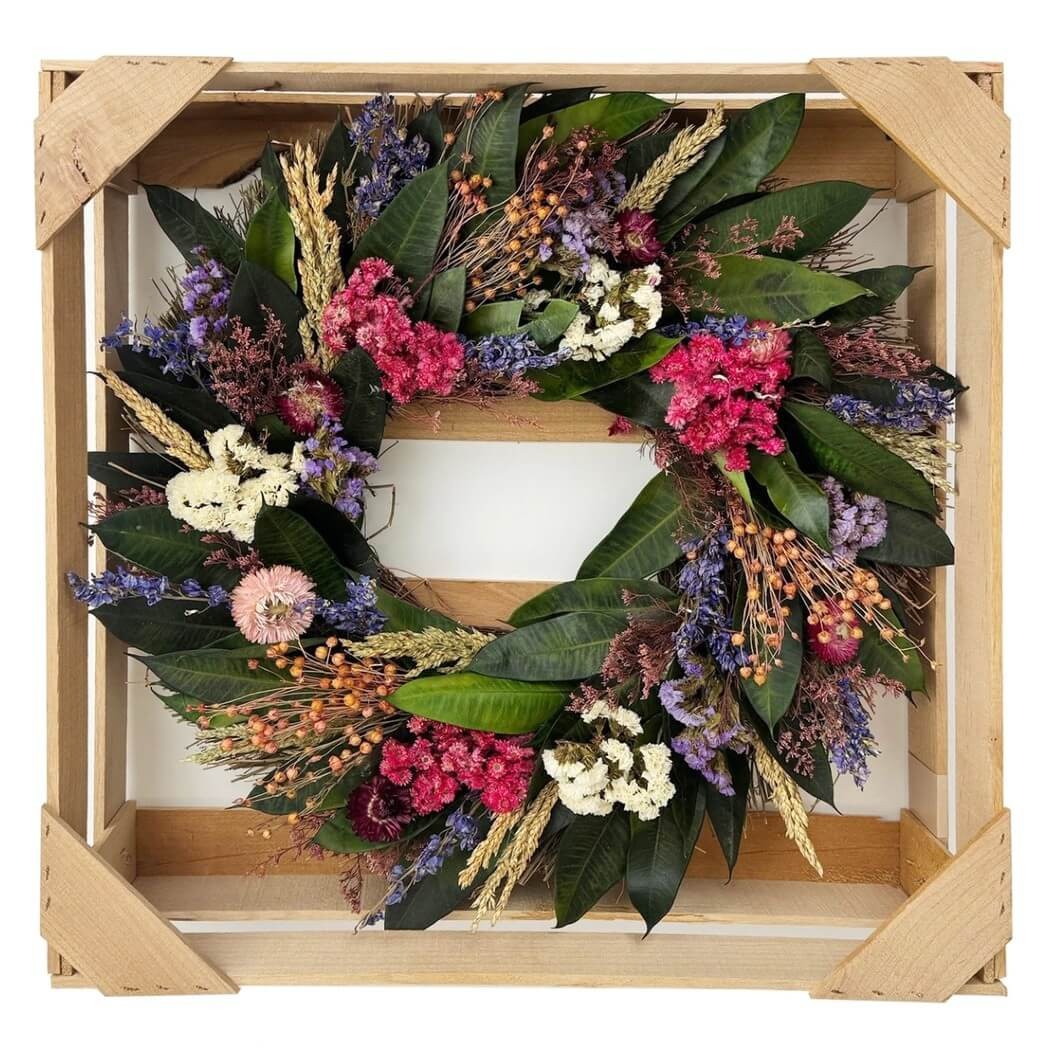 Andaluca Newport Fuchsia Floral Wreath